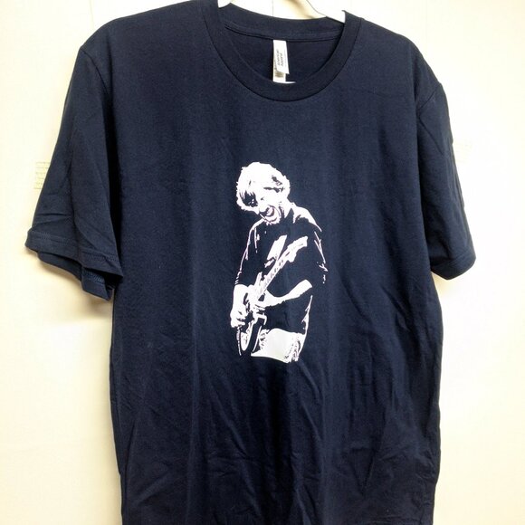 KFD Phish Trey Anastasio silhouette lot style Navy Blended lightweight T-shirt - Picture 4 of 7